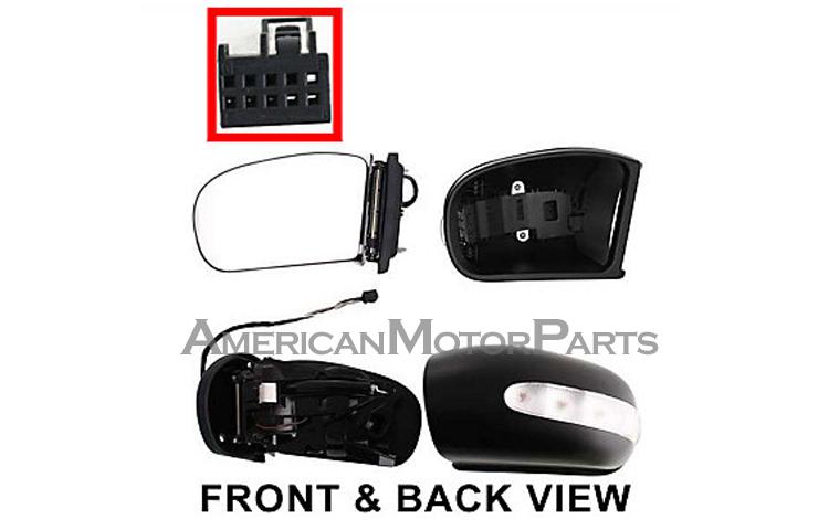 Top deal driver replacement heated power mirror 01-07 mercedes benz c-class