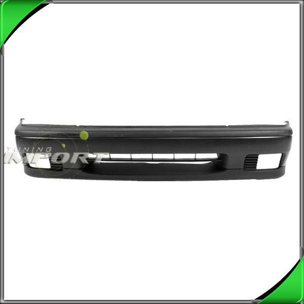 91-96 infiniti g facial primered black gt fog front bumper cover replacement