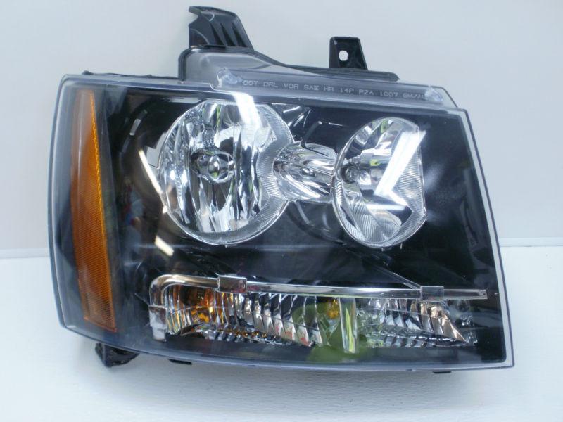 2007-2012 chevrolet suburban headlight headlamp r.h. halogen factory oem 