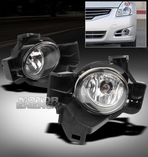 2010 2011 2012 nissan altima 4dr bumper fog lights lamp+bulb++harness+switch kit