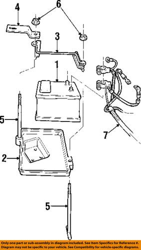 Jeep oem 55014375ab battery-rod