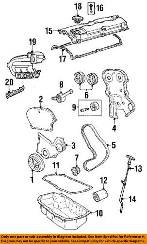 Mopar oem 4777997aa engine parts-valve cover bolt assembly