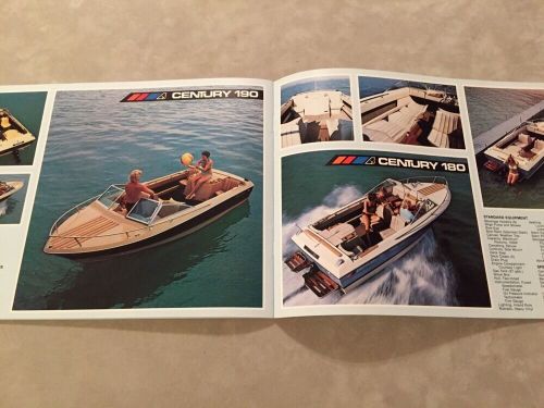 Century boat~boats~1979 original sales brochure~mint condition~arabian~180-200