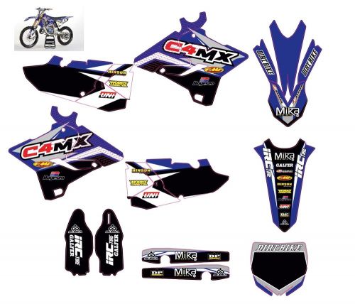 Fits yamaha yz 125 250 mx motocross 2015 2016 2017 2018 2019 2020 graphic kit