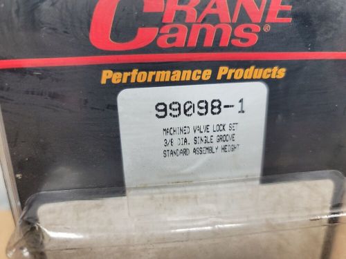 Crane cams performance valve locks 7° 3/8 99098-1 drag street race stem comp