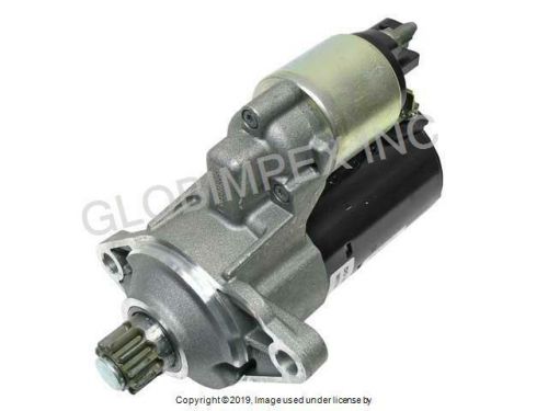 Audi / vw (2006-2013) starter (rebuilt) oem bosch + 1 year warranty