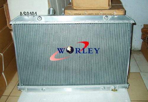 Full aluminum radiator for 2003-2012 mazda rx-8 rx8 rx 8 se17 1.3l manual mt