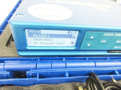 Racelogic labsat gnss simulator rll03-1rp record &amp; rlacs198 quad constellation