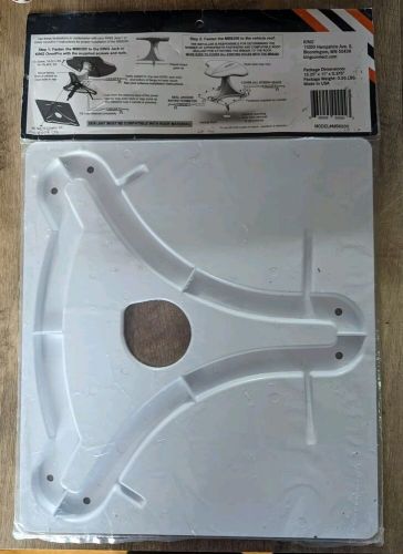 King jack/omni antenna mounting plate - white mb8200