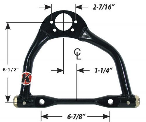 Metric upper control arm lh driver’s side fits small ball joints 8-1/2&#034; 8.5 tall