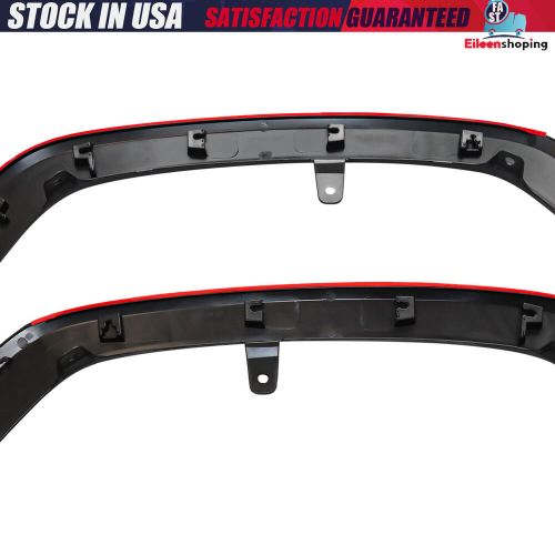 For 2019-2022 toyota rav4 front fender flare molding trim left+right side 1 pair