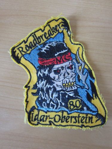 Mc patch roadbreaker mc idar upperstein rocker hat patch motorcycle club-