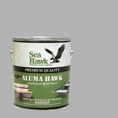 Aluma hawk boat paint, aluminum gray, quart.....(we11)