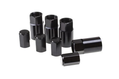 Wheel mate aluminum tpms fits valve stem cover - black anodize