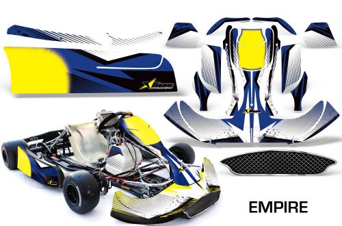 Go-kart graphics kit decal for crg na2 new age bodywork empire blue
