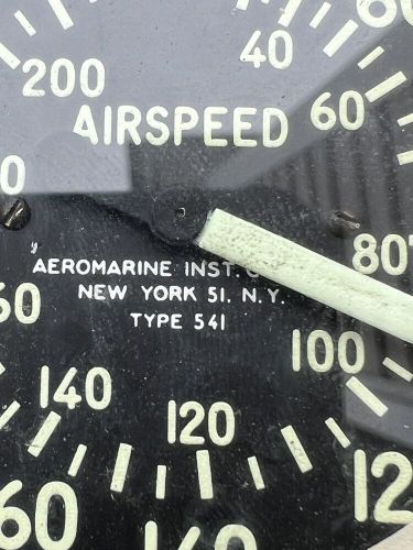 Aeromarine 541 airspeed indicator (30-210 knots), untested part