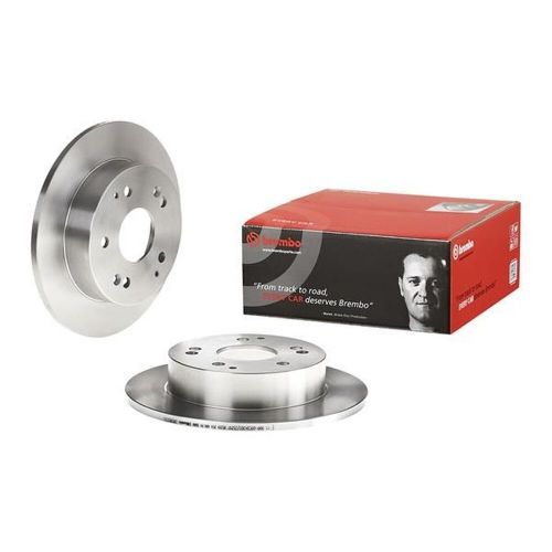 Brembo rear pair solid brake discs 08.5803.30 - fits honda