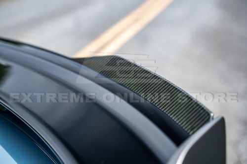 For 24-up ford mustang darkhorse spoiler | carbon fiber gurney flap wing spoiler