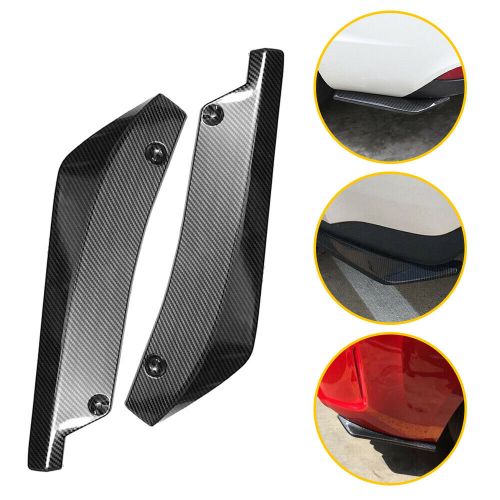 For ford mustang rear bumper lip diffuser splitter canard spoiler carbon fiber v