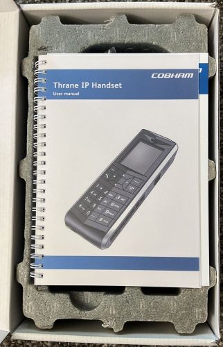 Cobham thrane tt-3670a ip handset incl. cradle, wired, open box, w/ manual