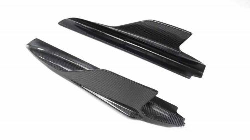 Fits audi r8 coupe convertible 16-18 carbon fiber side skirt splitters winglets