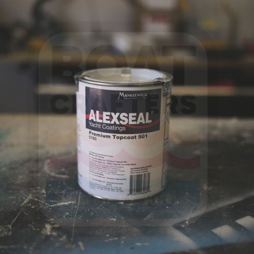 Alexseal t501 polyurethane quart boat marine roller paint complete kit / whites