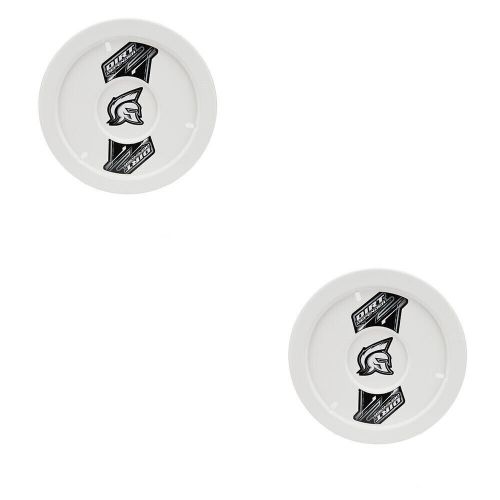 Dirt defender 15 x 8 gen ii solid wheel covers mud covers white 2 pack