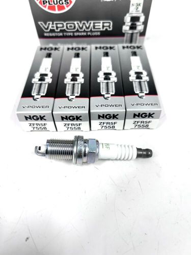 -new- ngk 7558 , v-power resistor type spark plugs