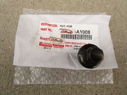 23 - 24 toyota sequoia black alloy wheel lug nut with washer qty 1 oem new