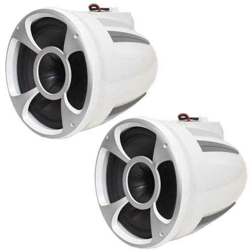 Malibu boat tower speakers 6352065-wht | wet sounds rev10 white (pair)