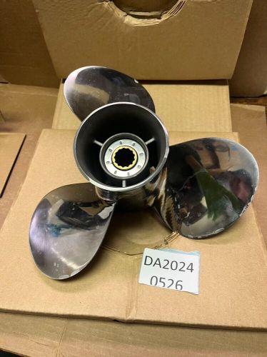 11 1/8 x 13  stainless steel boat outboard propeller for yamaha engines 40-60hp