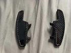 Sk custom black carbon fiber paddle shifter extensions vw dsg mk7/7.5 gti golf r