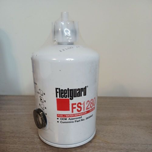 Fleetguard fuel water seperator #fs1280 - nos in plastic wrap cummins #3930942