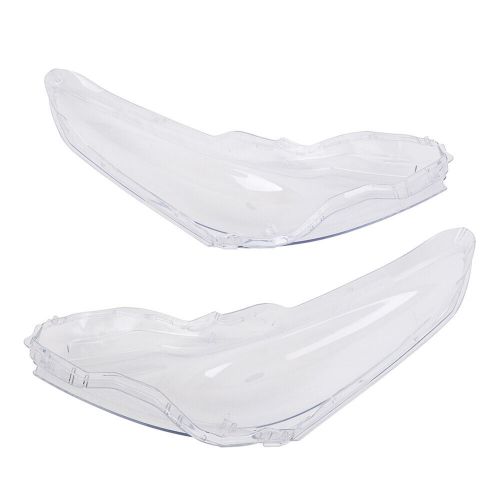 Pair headlight glass cover, headlight bowl for infiniti g37 g35 g25 q40-