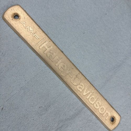 1960’s - 1970’s harley davidson amc golf cart  name plate badge emblem