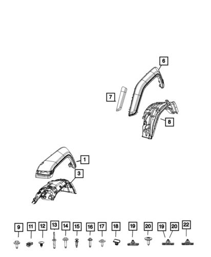 Genuine mopar anti-chip film right 68500108aa