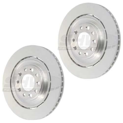 Shw rear brake discs smooth 370x30mm x2 for bentley mulsanne 6.8 / 6.8 speed 3y