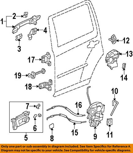 Honda oem 72121szaa01zd front door-handle, inside hole cover