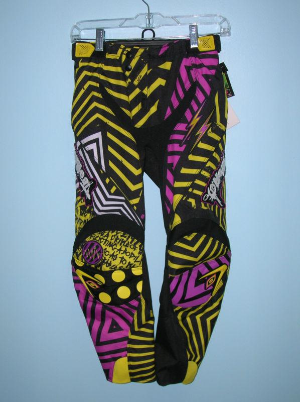 Youth size 8/10 'mayhem' motocross racing pants by oneal