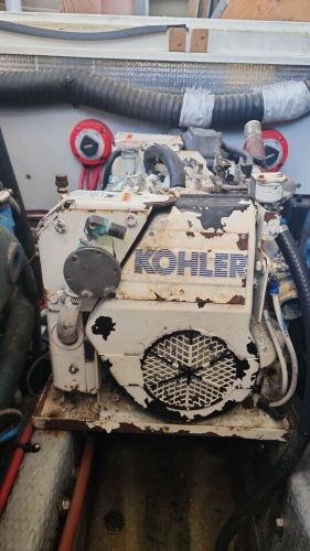 Kohler 6.5cz23 , 6.5 kw marine gas generator 60 hz  runs great