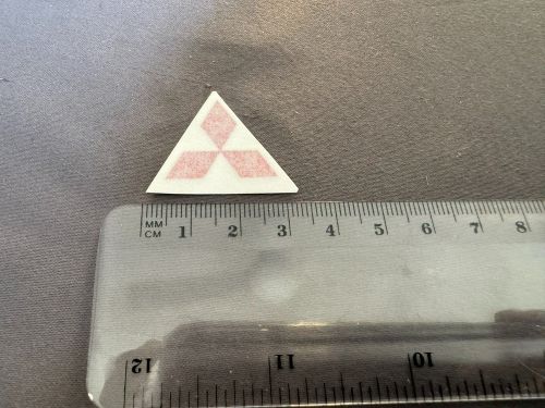 Red new sticker for mitsubishi logo car sticker 20mm lancer colt +