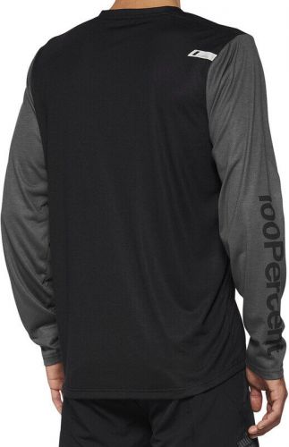 100% airmatic long-sleeve black jersey