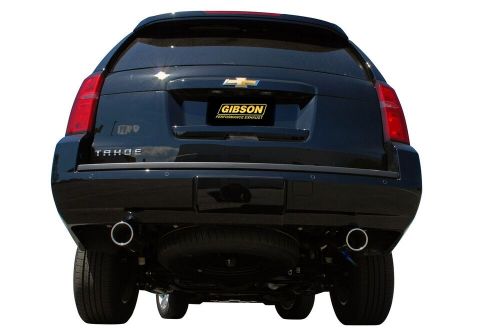 Gibson for 10-19 chevrolet tahoe ls 5.3l 2.25in cat-back dual split exhaust -