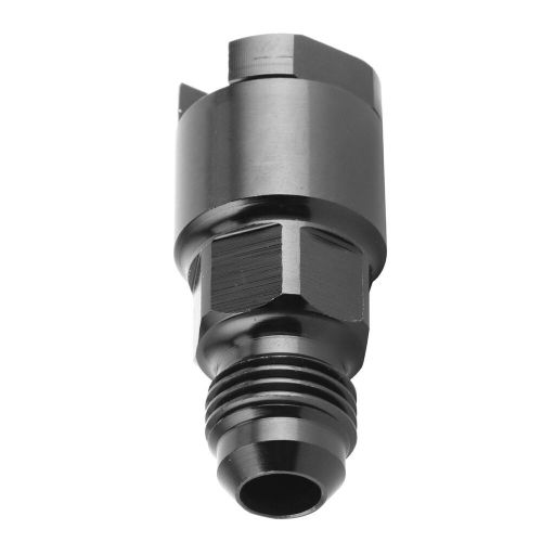 Quick disconnect efi fitting push on straight adapter -6an male to 5/16in