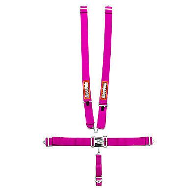 Racequip 711081rqp - 5pt harness set l&amp;l pink sfi