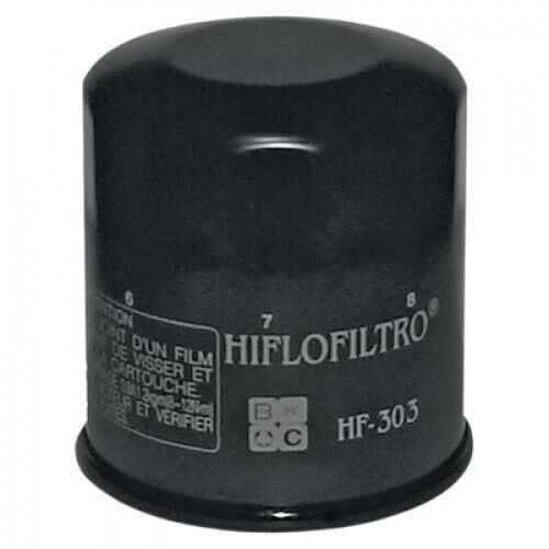 Hiflo premium oil filter black hf303 for atv/utv