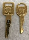 Gold cadillac key set - (lot of 2)