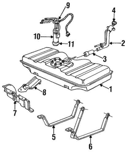 Genuine gm pipe assembly-f/tnk fil 10178637