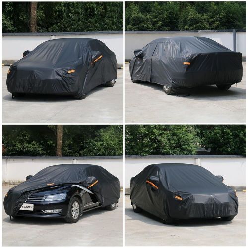 Seazen 7 layers car cover waterproof all weather heavy duty car cover for aut...