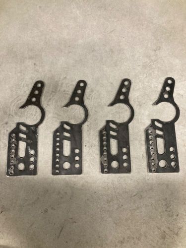 4 link brackets with cutouts for back brace. 3/16” thick set of 4